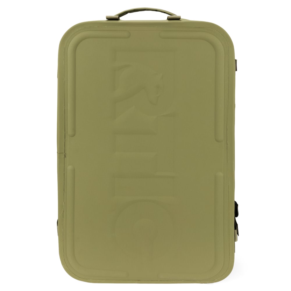Ultra-Dry Duffle Pack, Olive & Orange Image