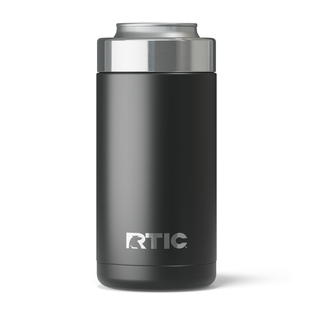 16oz Essential Craft Can Cooler, Black, Matte Image