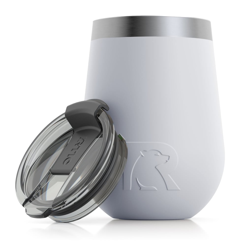 12oz Cocktail Tumbler, White, Matte Image