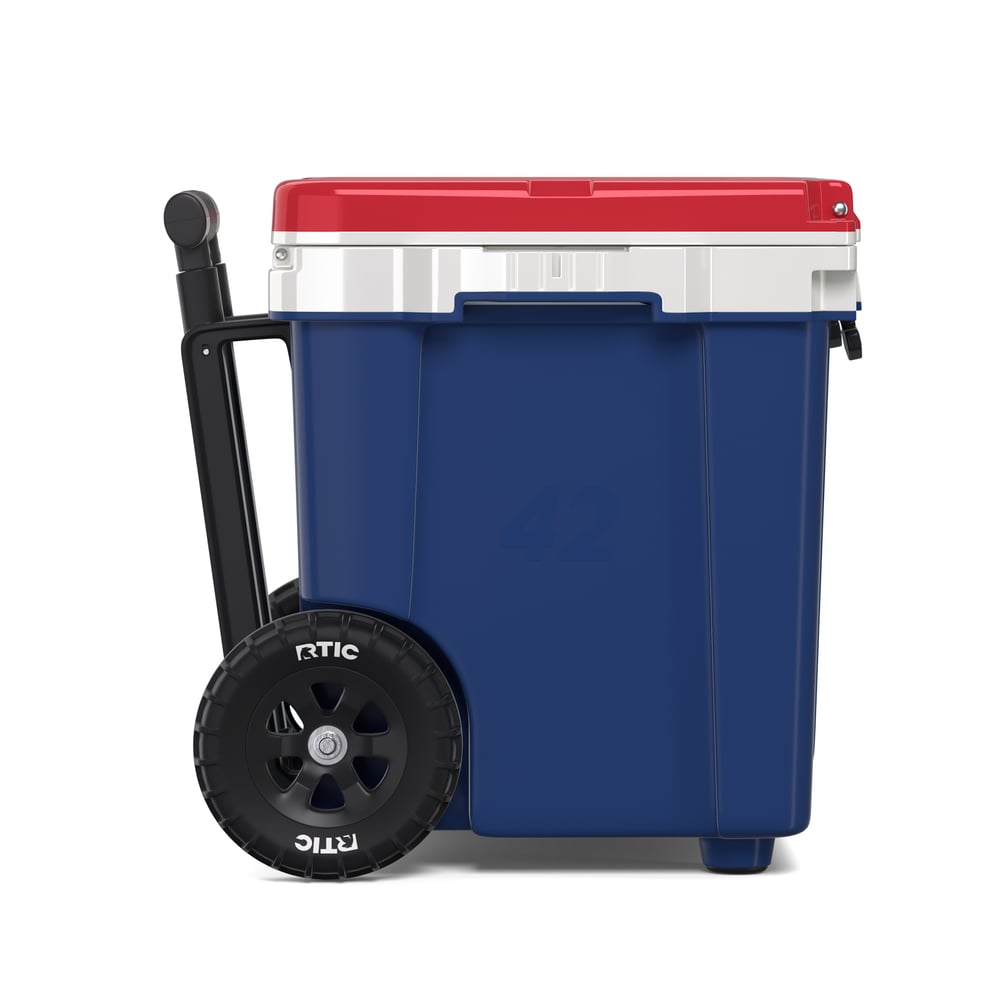 42 QT Ultra-Light Wheeled Cooler, Patriot Image
