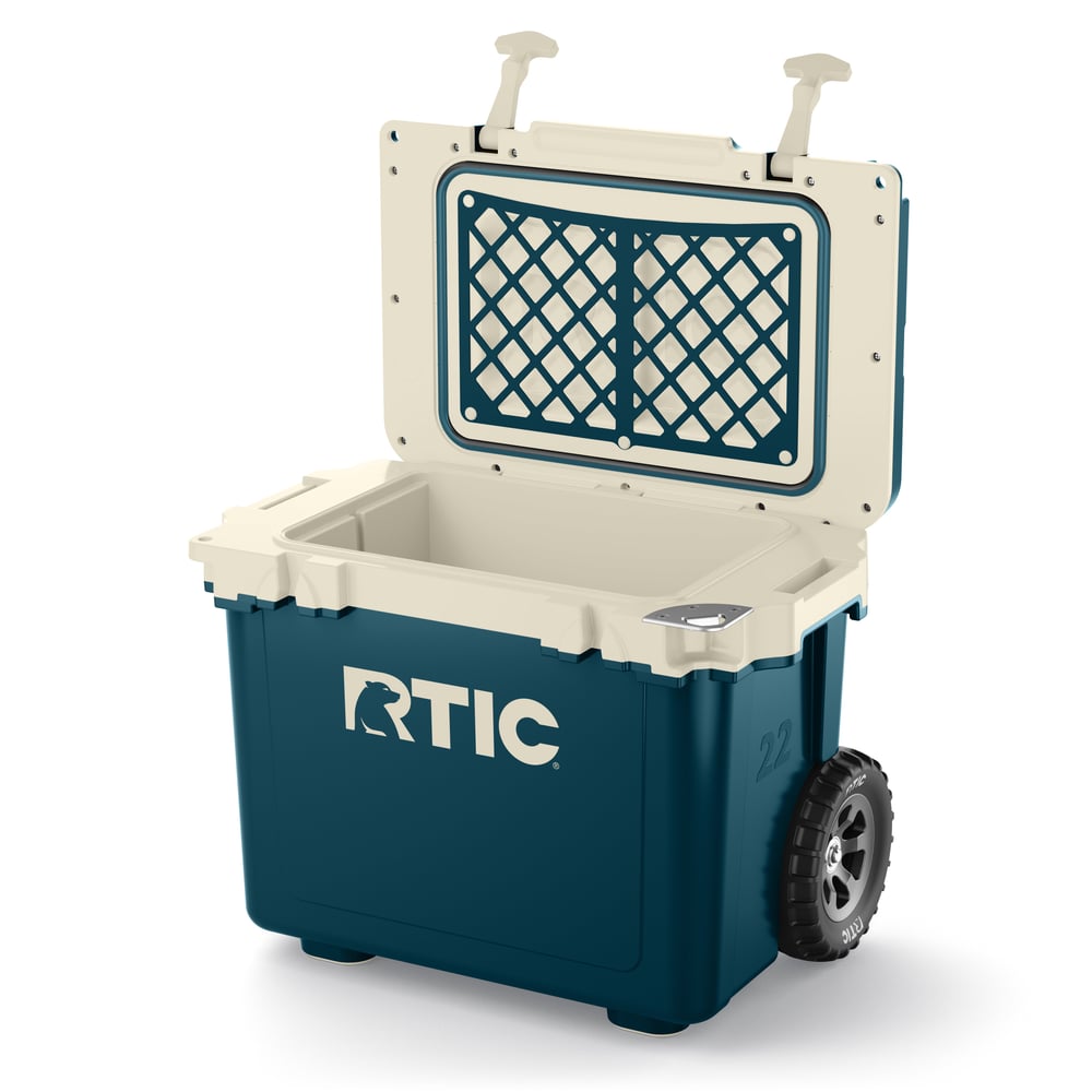 22 QT Ultra-Light Wheeled Cooler, Marine/Canvas Image