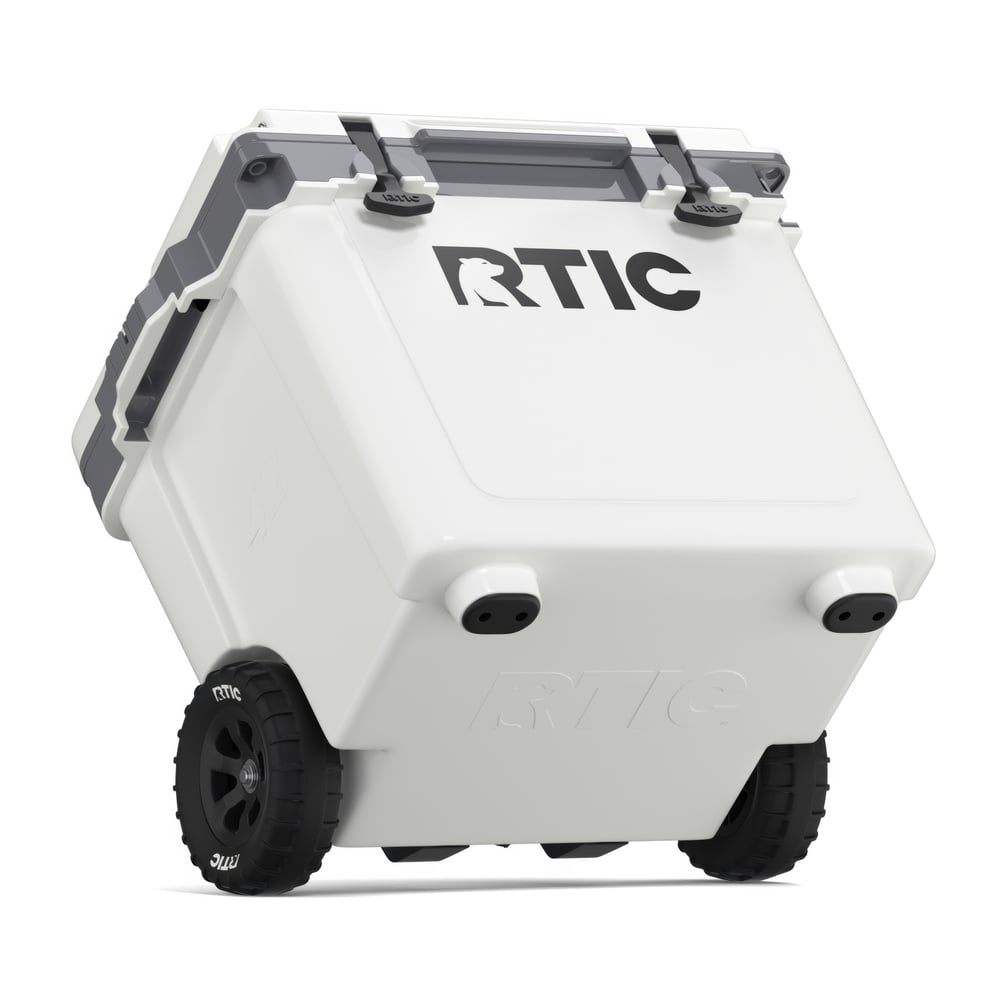 42 QT Ultra-Light Wheeled Cooler, White & Grey Image