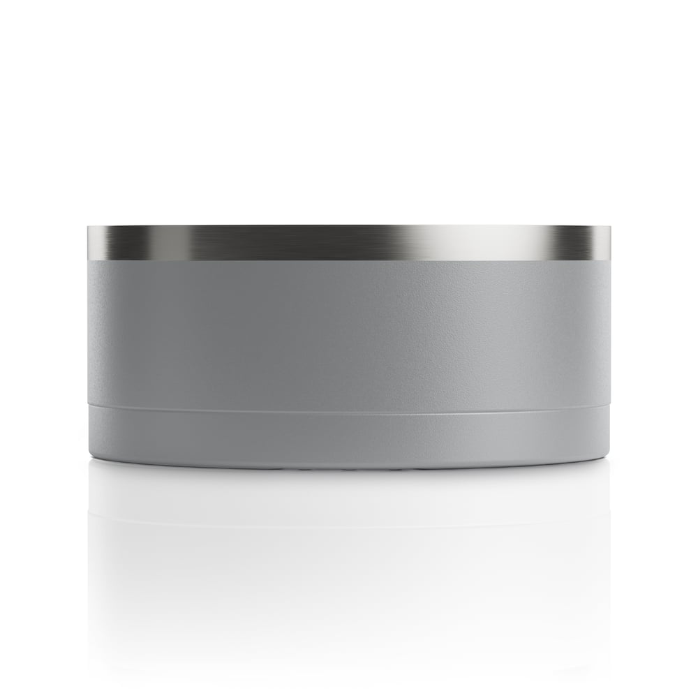 Small 3-In-1 Dog Bowl, Graphite & Sea Glass Image