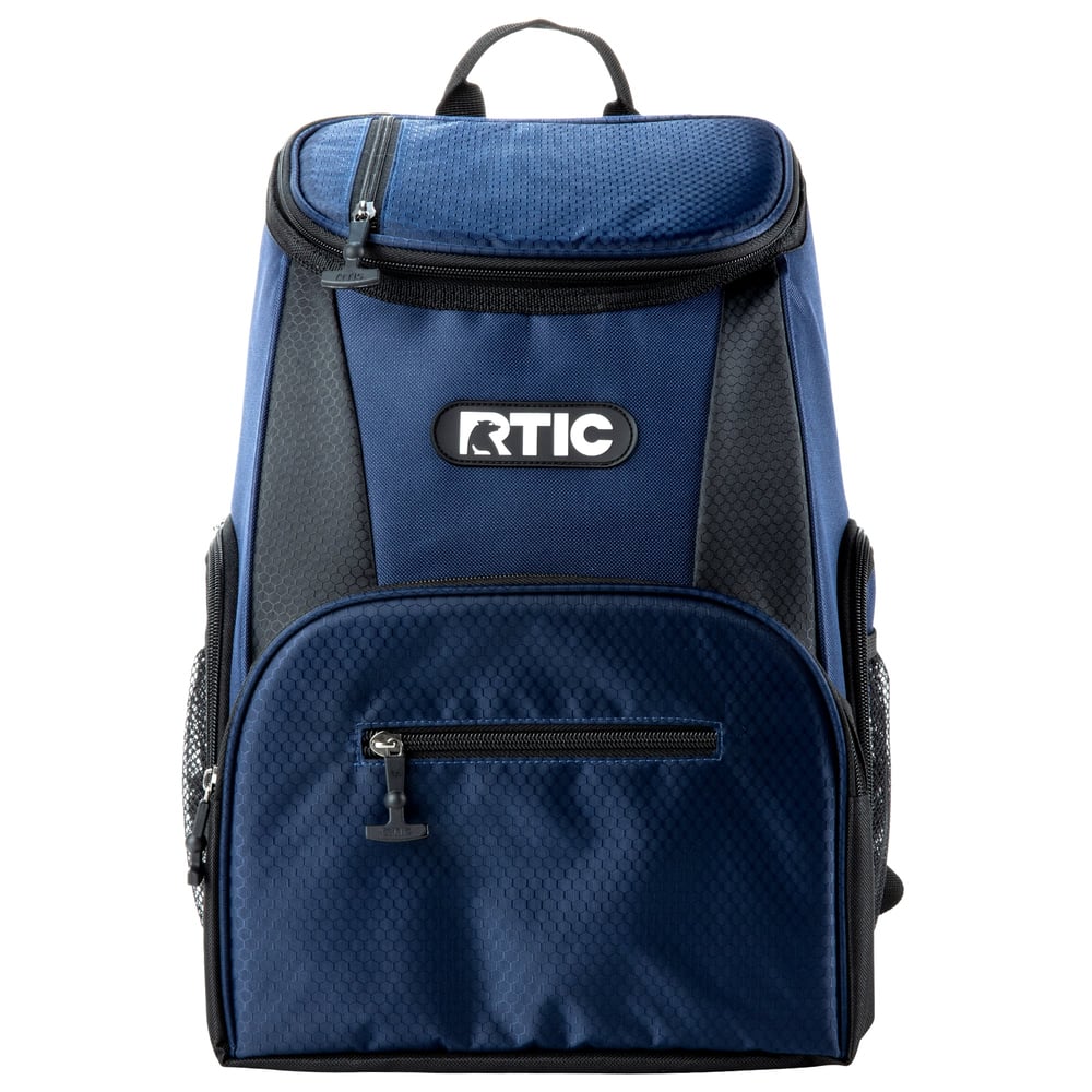15 Can Lightweight Backpack Cooler, Navy & Black Image