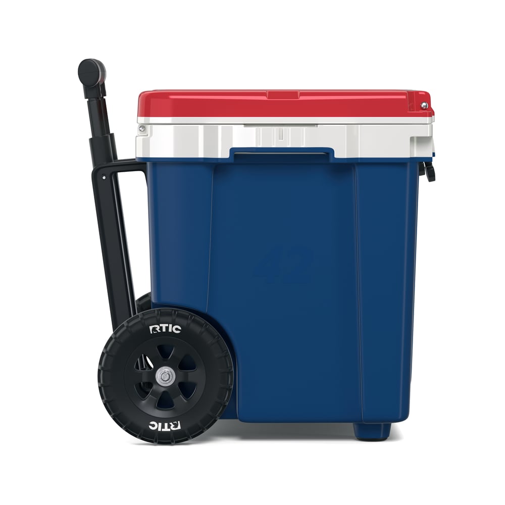 42 QT Ultra-Light Wheeled Cooler, Patriot Image