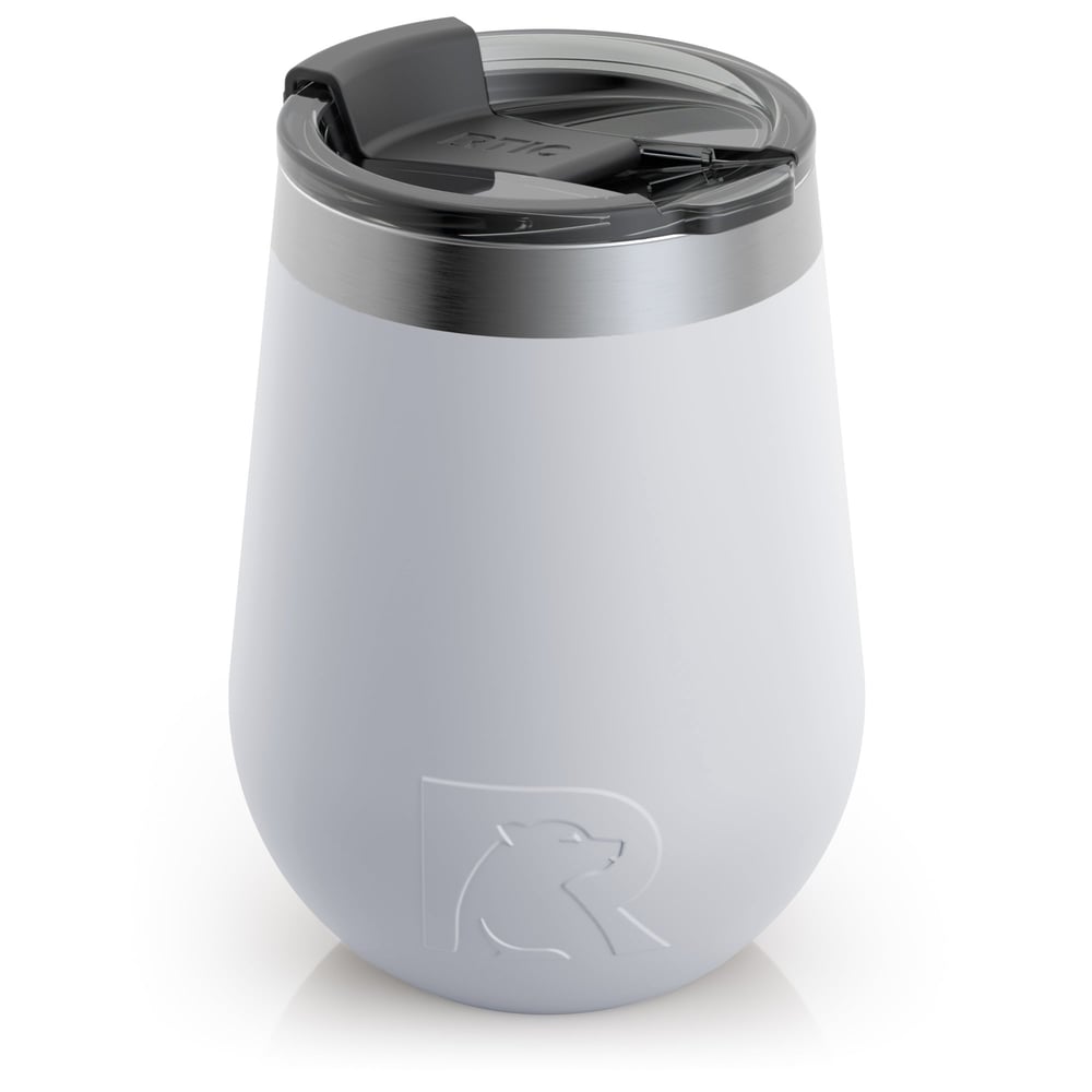 12oz Cocktail Tumbler, White, Matte Image