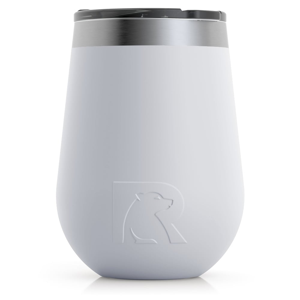 12oz Cocktail Tumbler, White, Matte Image