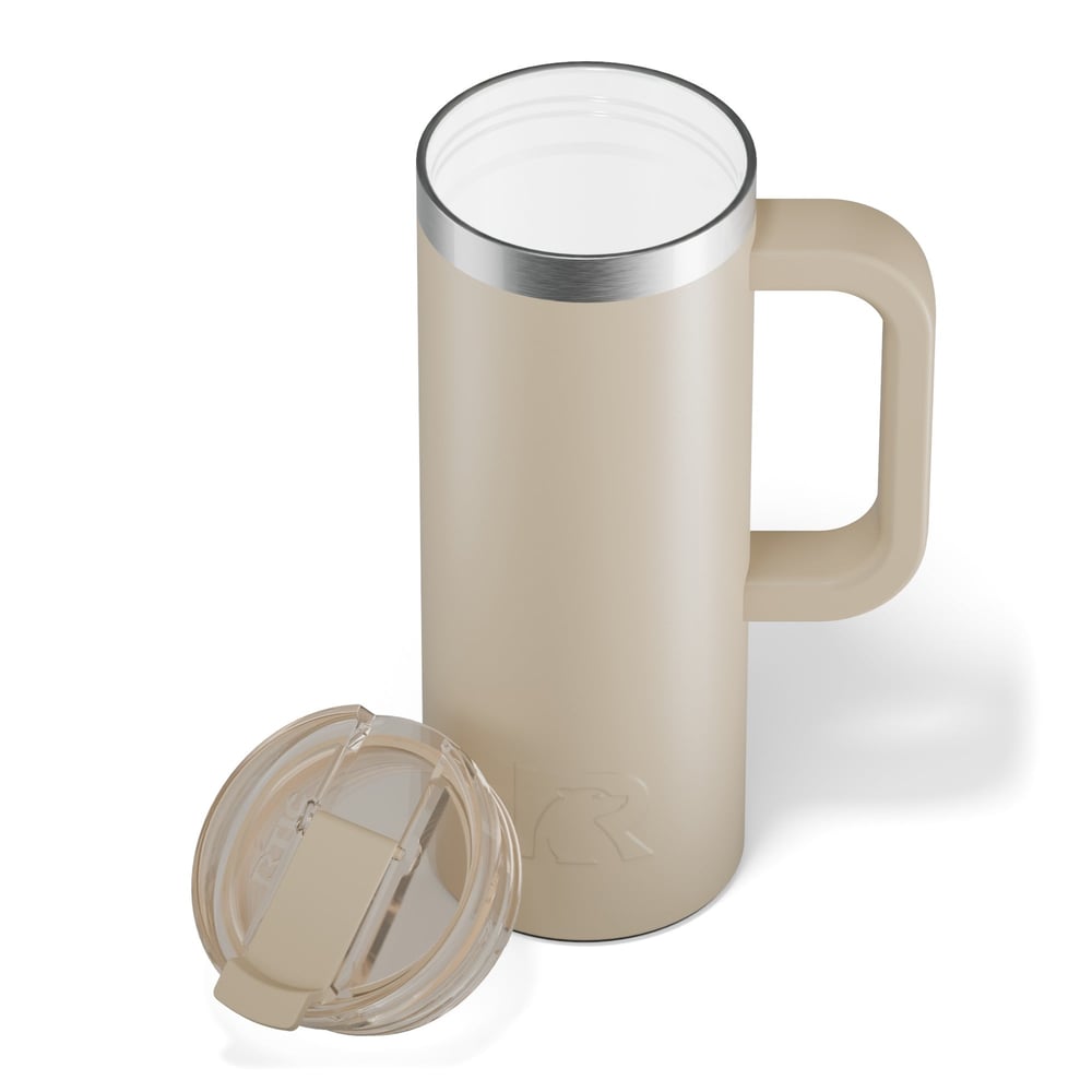 20oz Road Trip Travel Mug, Beach Image