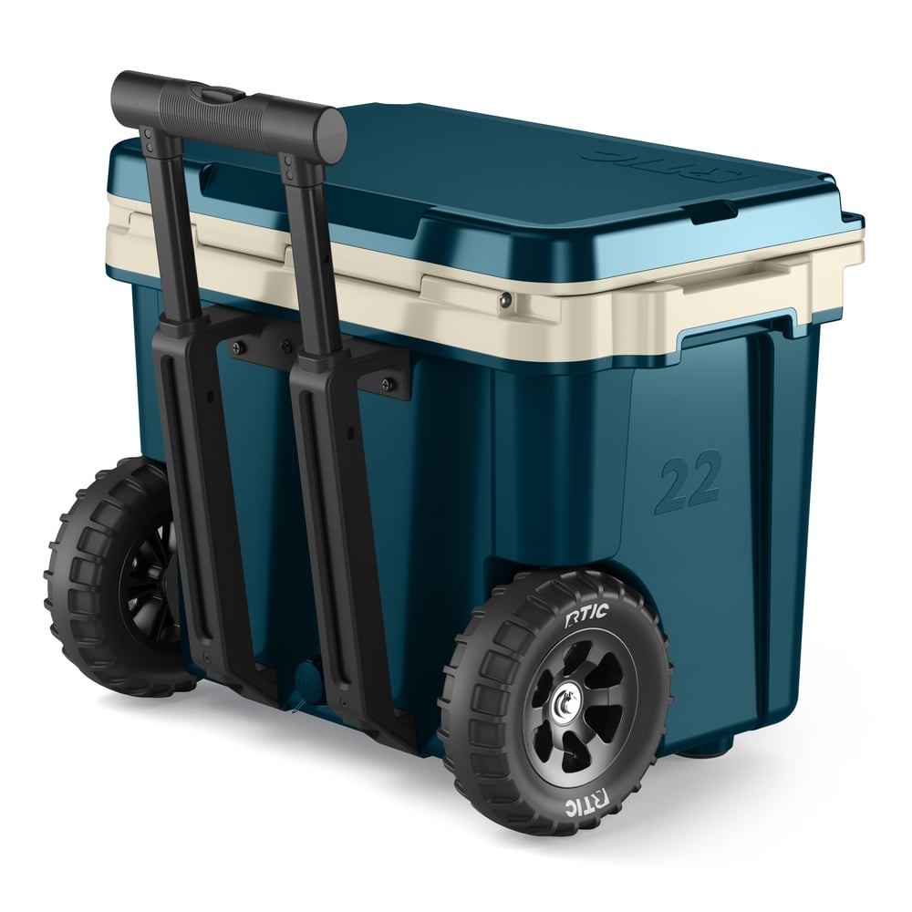 22 QT Ultra-Light Wheeled Cooler, Marine/Canvas Image