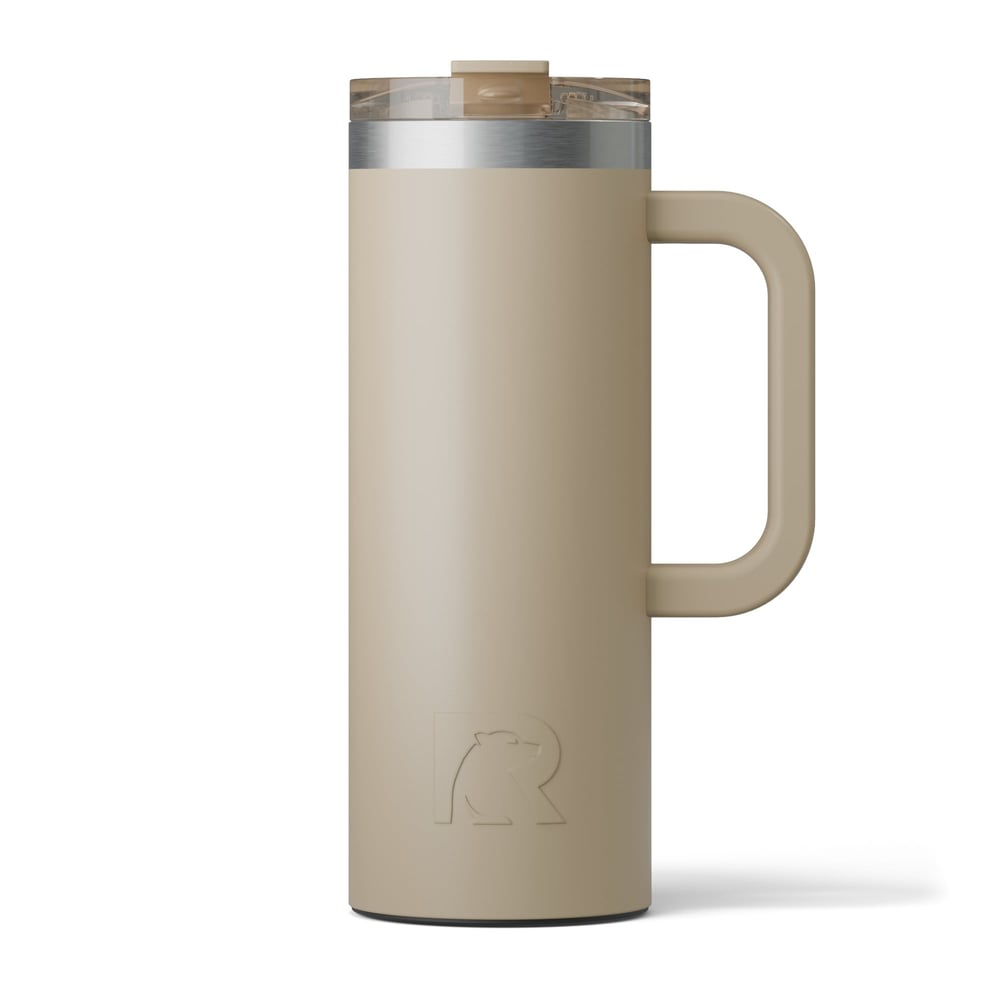 20oz Road Trip Travel Mug, Beach Image