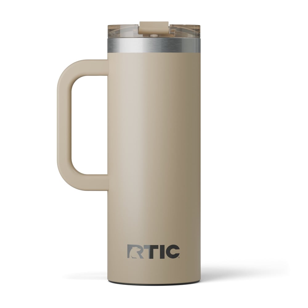 20oz Road Trip Travel Mug, Beach Image