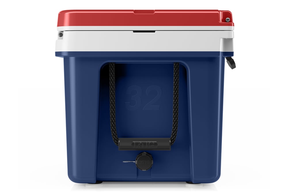 32 QT Ultra-Light Cooler, Patriot Image