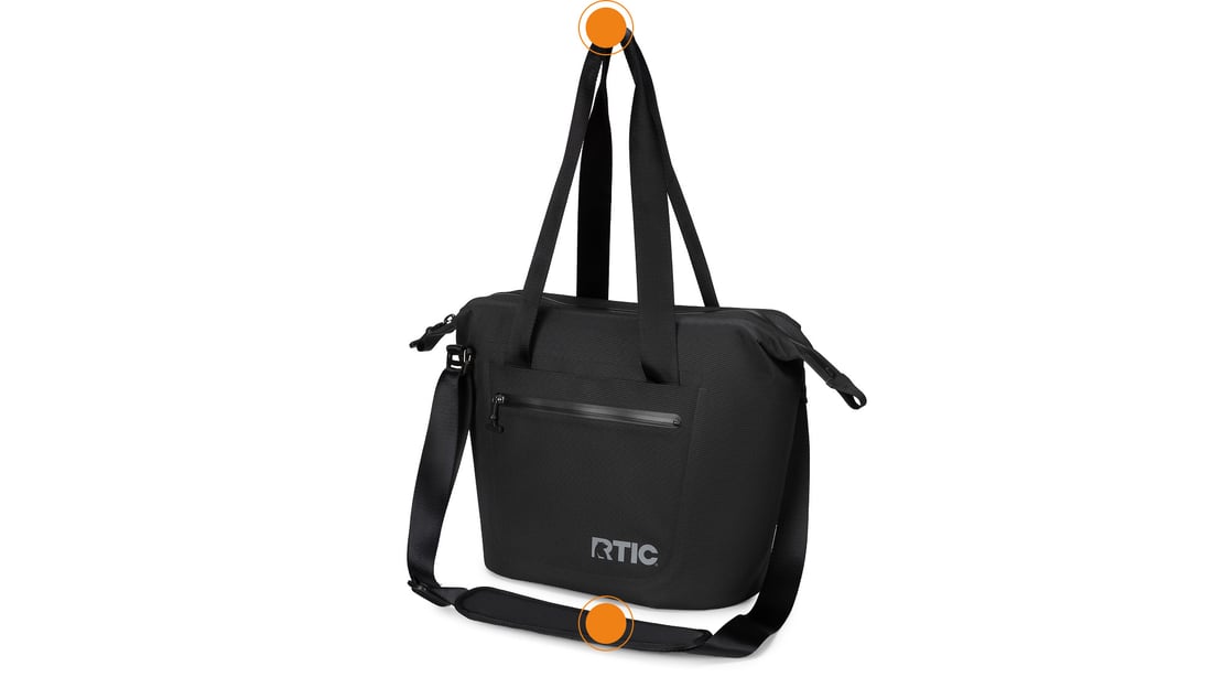 RTIC Marina Waterproof Tote Cooler has a lightweight, easy-to-carry design.