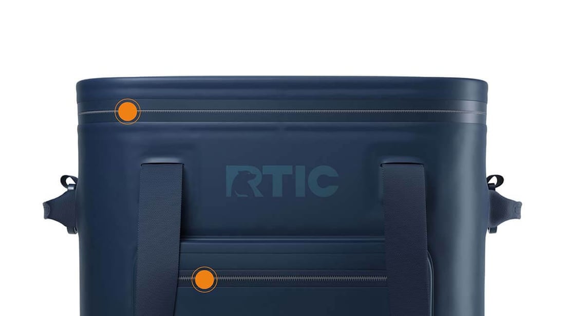 RTIC Soft Pack Cooler Pro RTIC EZ Waterproof Zipper