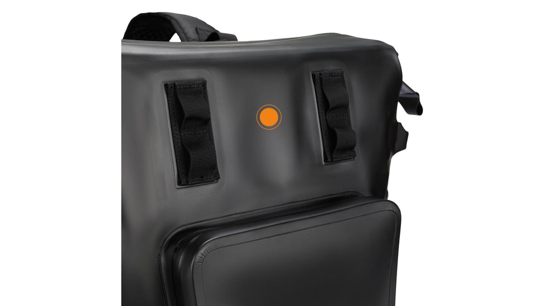 RTIC Summit Waterproof Backpack Cooler Pro features heavy-duty puncture proof and tear-resistant fabric.