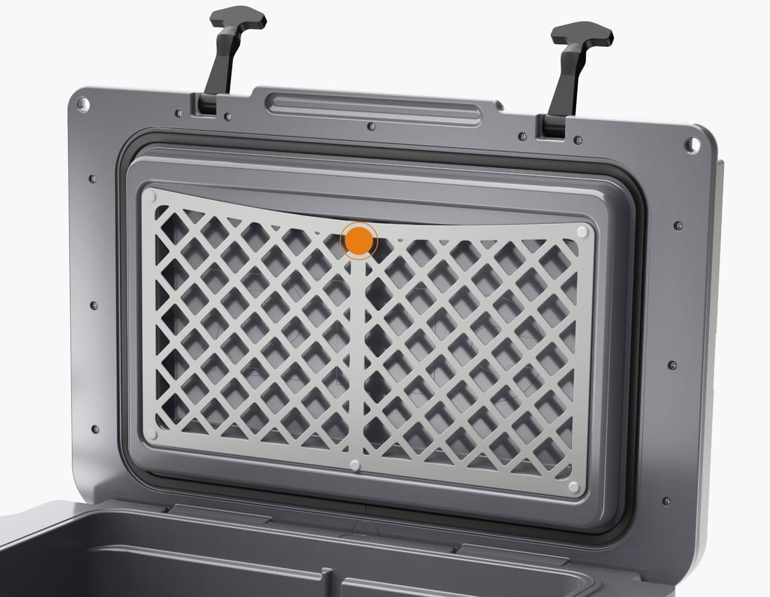 RTIC 52QT Ultra-Light Cooler Wheeled Silicone Cargo Net
