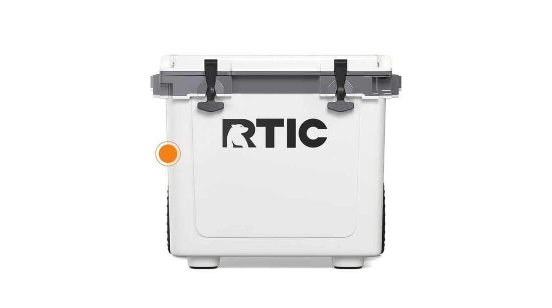Close up of the Upright Design on the RTIC 42QT Ultra-Light Wheeled Cooler