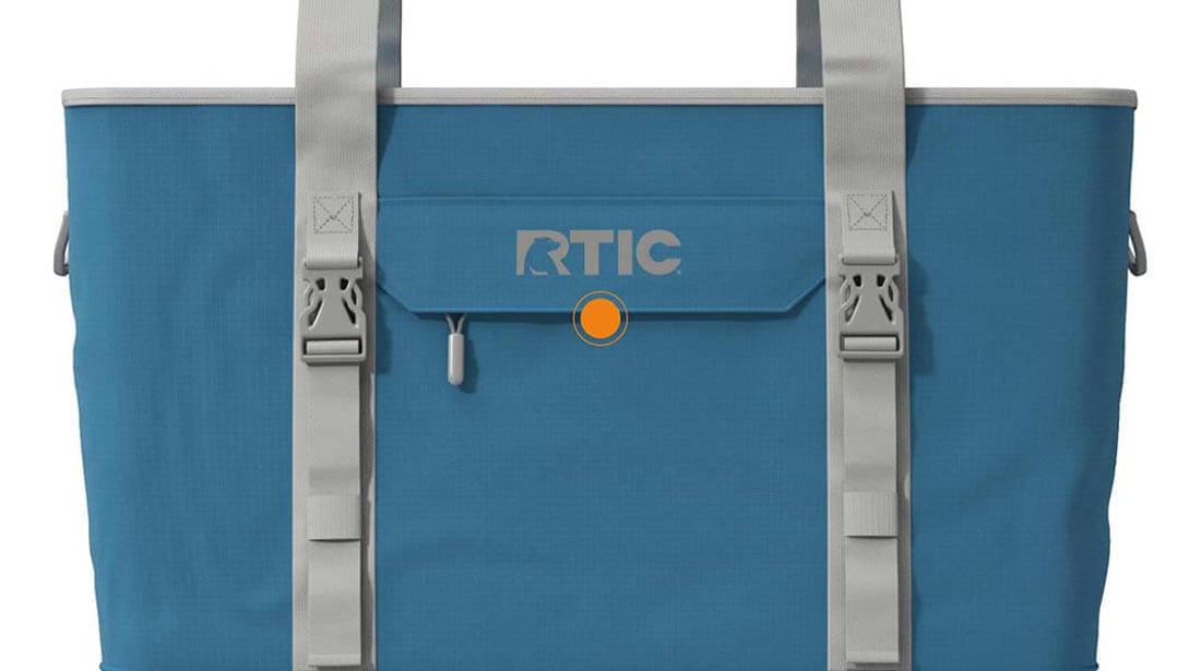Close up on 2-in-1 Chillout Bag exterior organization