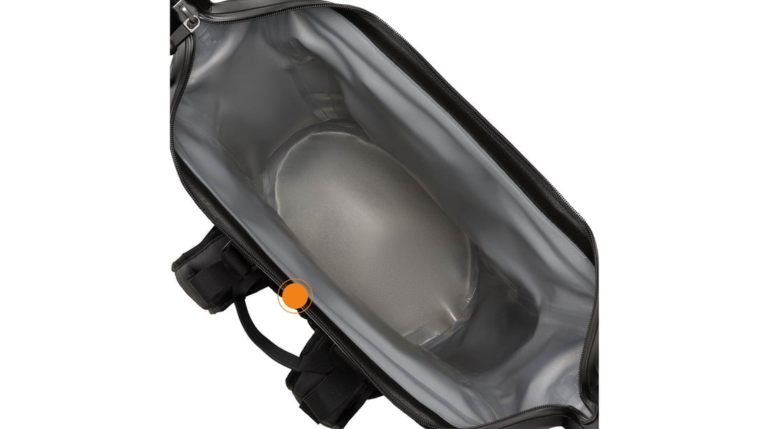 RTIC Summit Waterproof Backpack Cooler Pro features a wide-mouth opening for easy access.