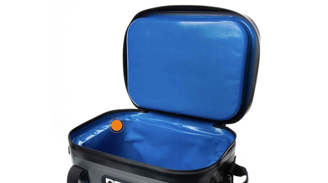 RTIC Soft Pack Cooler leakproof design