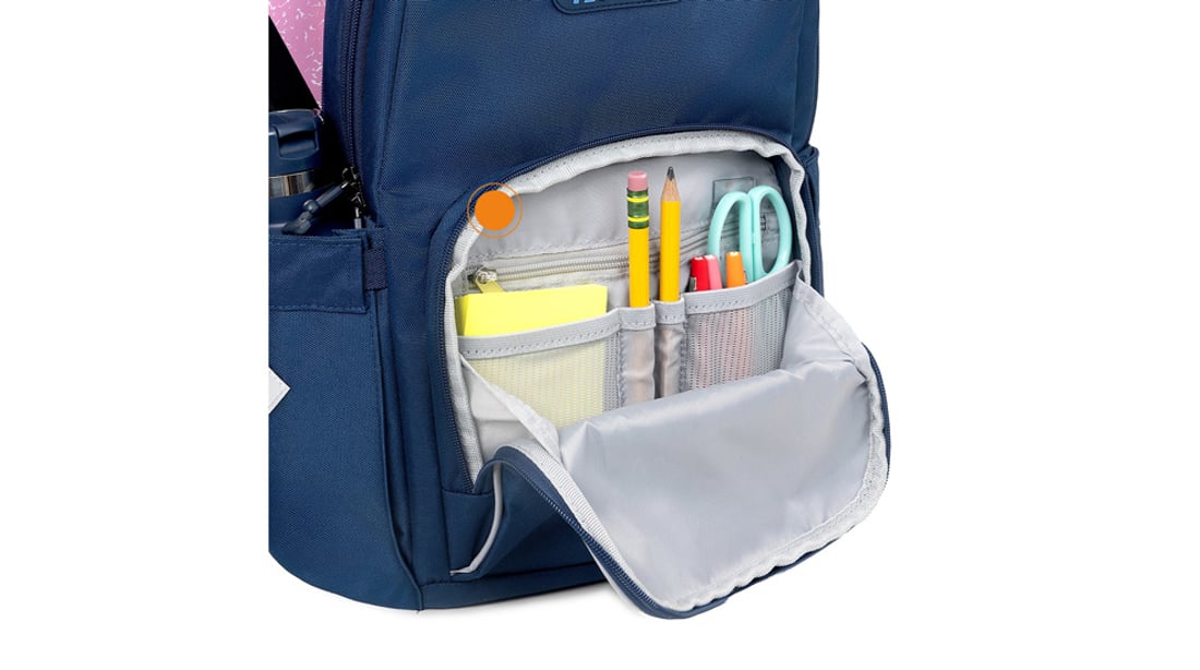 Zippered Front Pocket