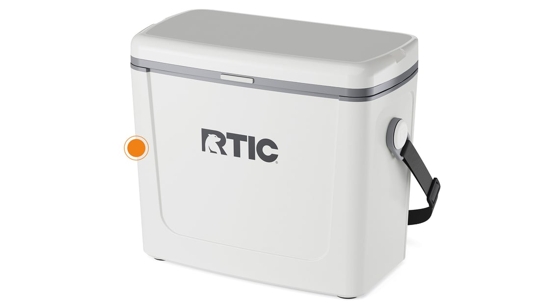 RTIC Soft Pack Cooler Pro wide mouth opening