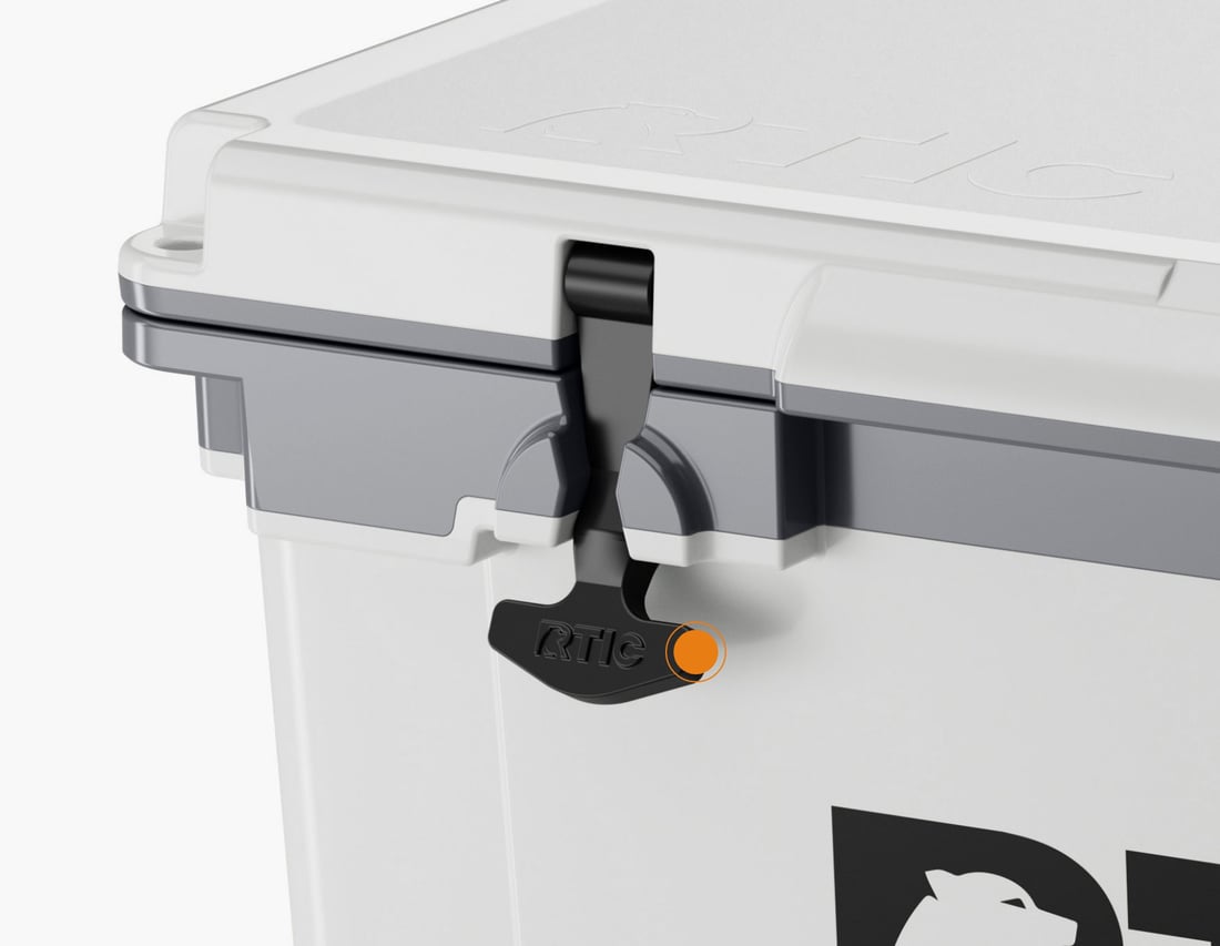 RTIC 52QT Ultra-Light Cooler Wheeled Secure T-Latches