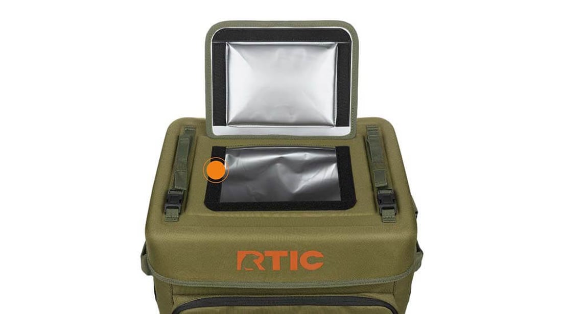 RTIC Wheeled Everyday Cooler easy grab lid hatch