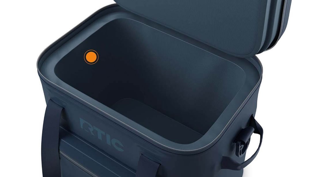 RTIC Soft Pack Cooler Pro welded waterproof interior