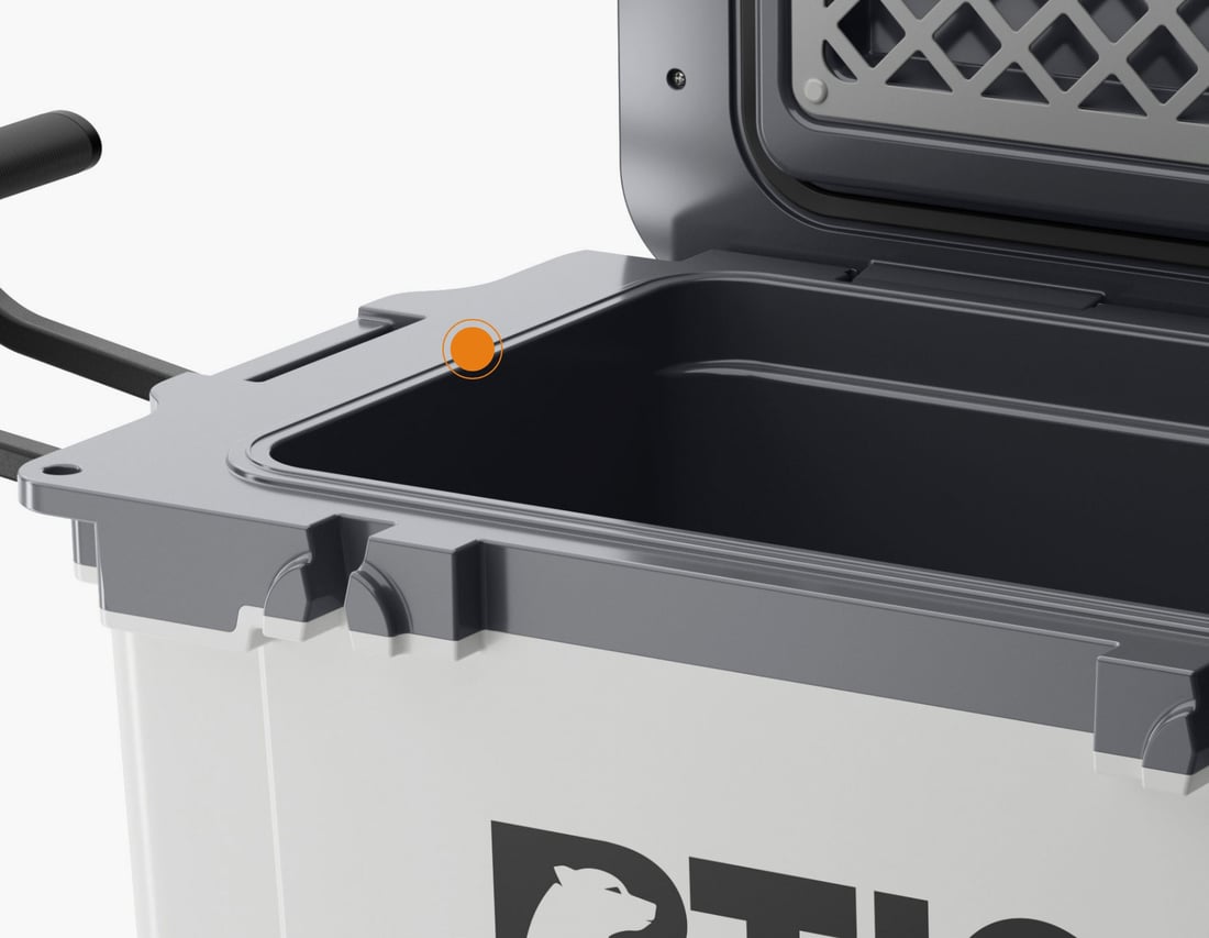 RTIC 52QT Ultra-Light Cooler Wheeled 2.5’’ of Insulation