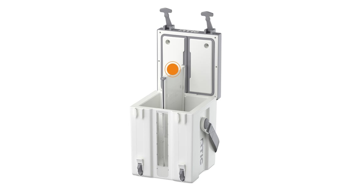 Removable Divider inserted into the Double-Time Water Cooler