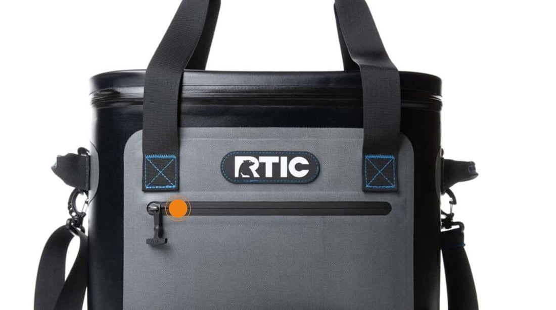 RTIC Soft Pack Cooler with exterior pocket