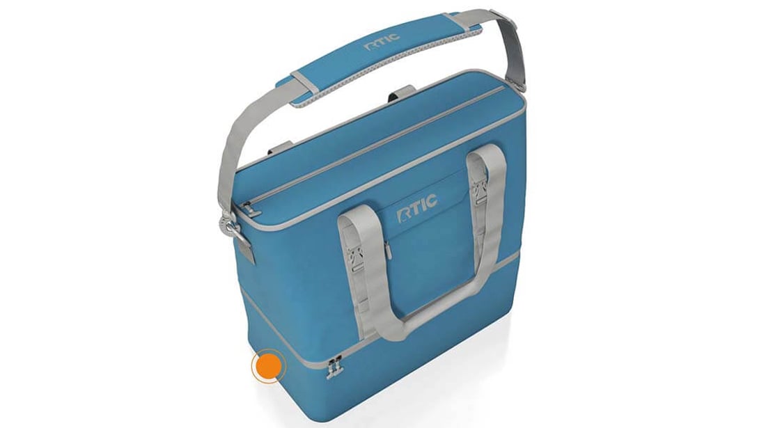 2-in-1 Chillout Bag free standing feature