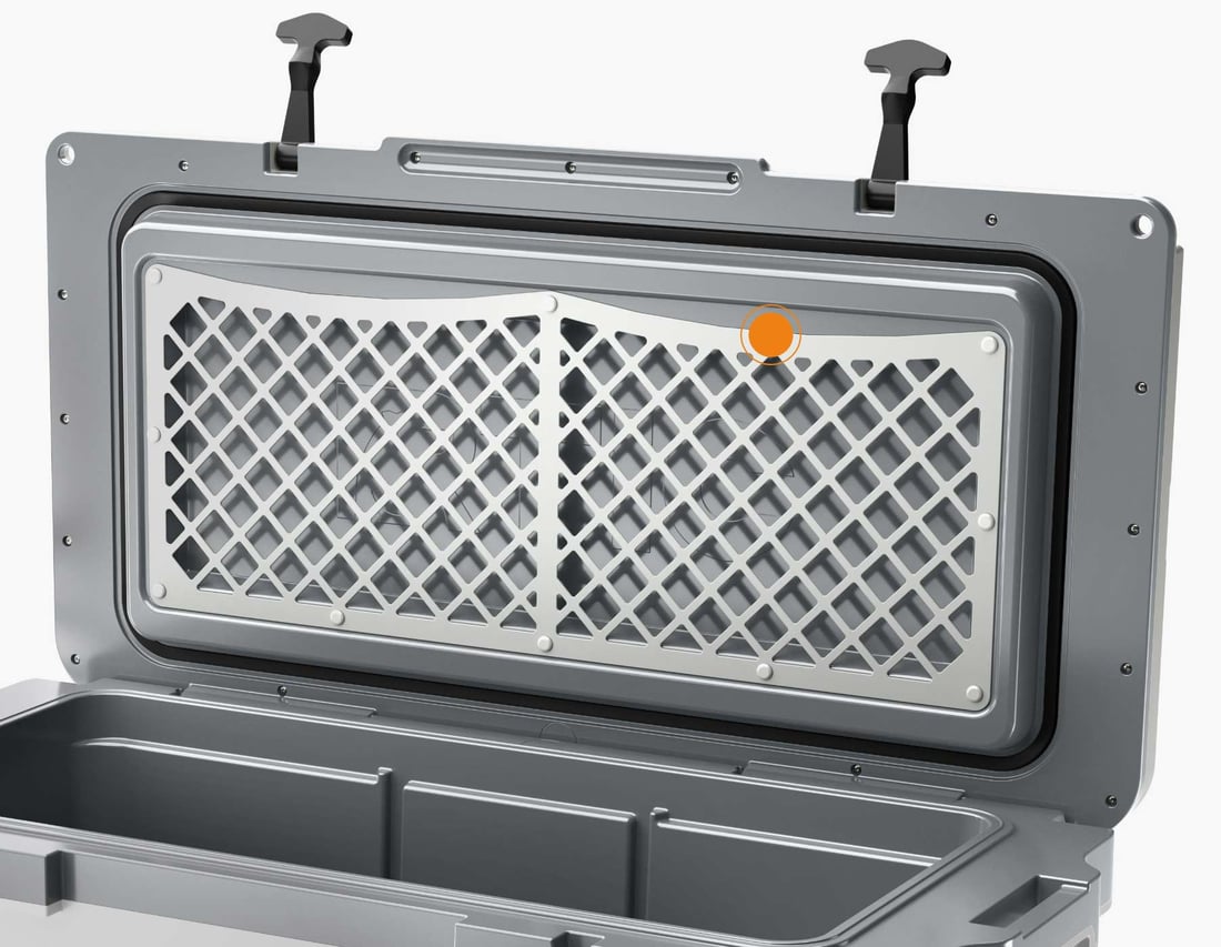RTIC 72QT Ultra-Light Cooler Wheeled Silicone Cargo Net