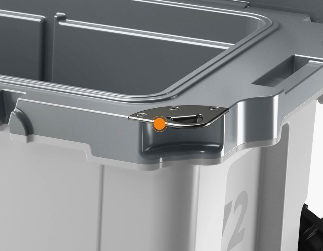 RTIC 72QT Ultra-Light Cooler Wheeled Bottle Opener