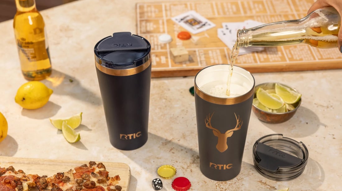 RTIC 18oz Happy Hour Pint Tumbler Set of Four