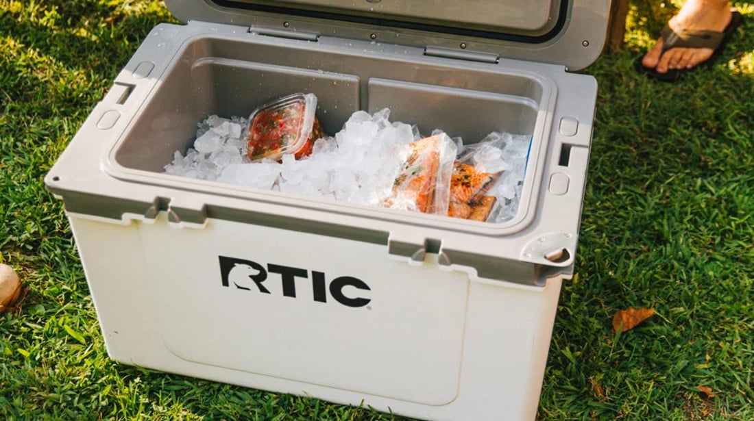 RTIC 52QT Ultra-Light Cooler from inside (opened)