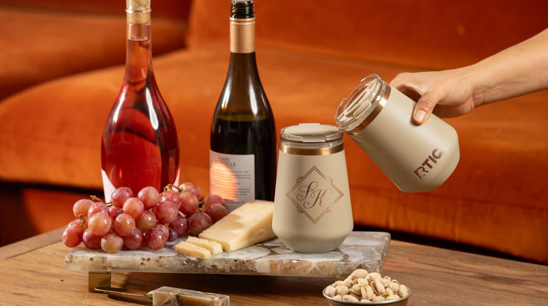 RTIC 12oz Happy Hour WIne Tumbler Set of Four