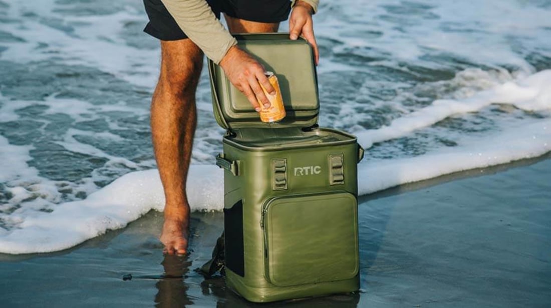 RTIC Ultra-Tough Backpack Cooler Pro Opened