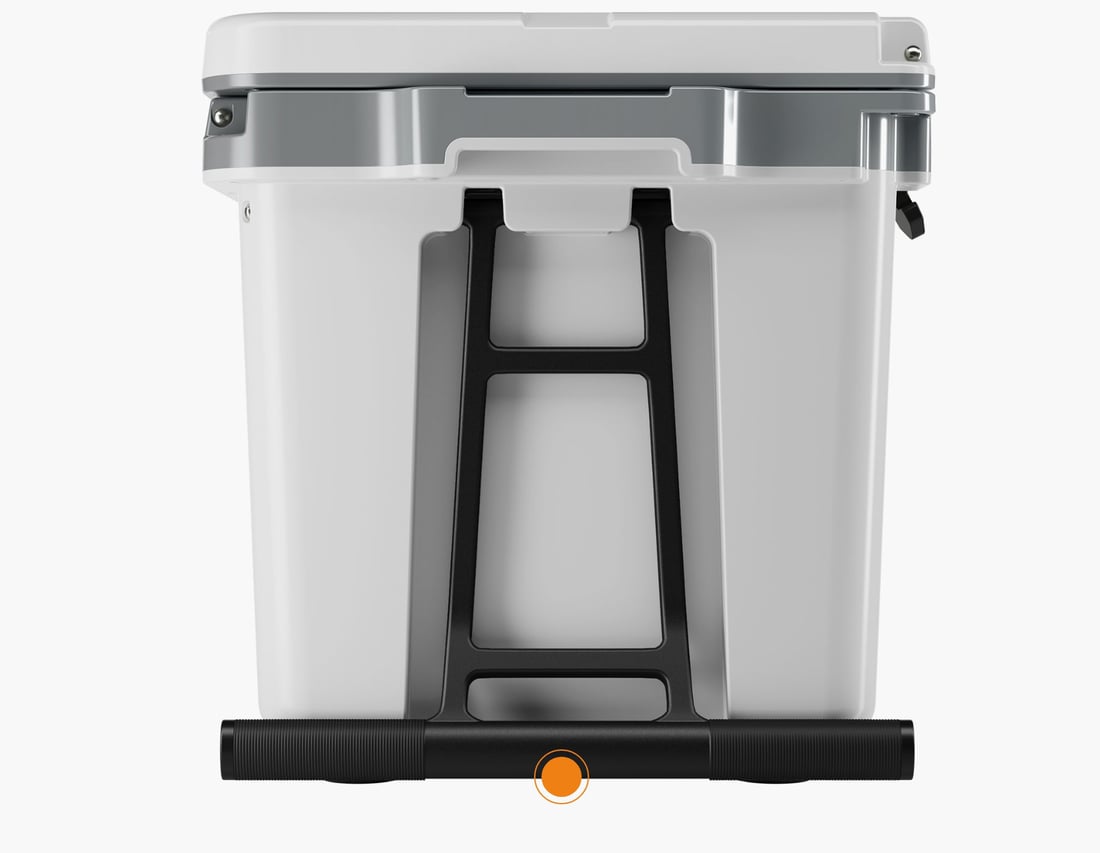RTIC 72QT Ultra-Light Cooler Wheeled Aluminum Handle