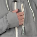 Men's Water-Repellent Full-Zip Hoodie, Granite, L Image