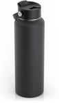40oz Bottle, Black, Matte Image