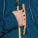 Men's Water-Repellent Full-Zip Hoodie, Navy, XXL Image