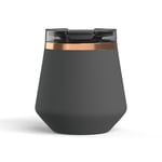 8oz Happy Hour Lowball Tumbler, Light Black Image