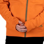 Men's Water-Repellent Full-Zip Hoodie, Orange, S Image