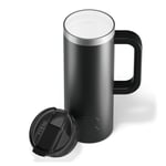20oz Road Trip Travel Mug, Black, Case of 24 Image