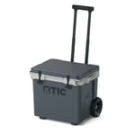 42 QT Ultra-Light Wheeled Cooler, Dark Grey & Cool Grey Image
