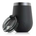12oz Cocktail Tumbler, Black, Matte Image