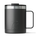 12oz Ceramic Lined Coffee Mug, Black Image