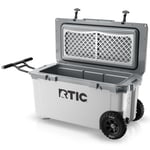 72 QT Ultra-Light Wheeled Cooler, White & Grey Image